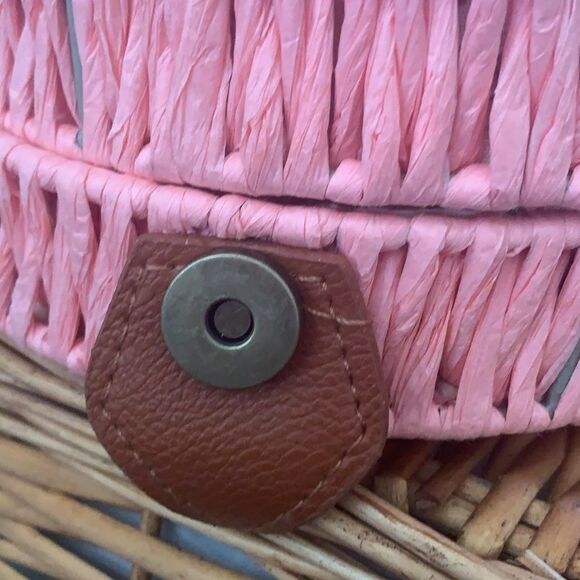 Boho Rattan Round crossbody bag - Picture 5 of 11